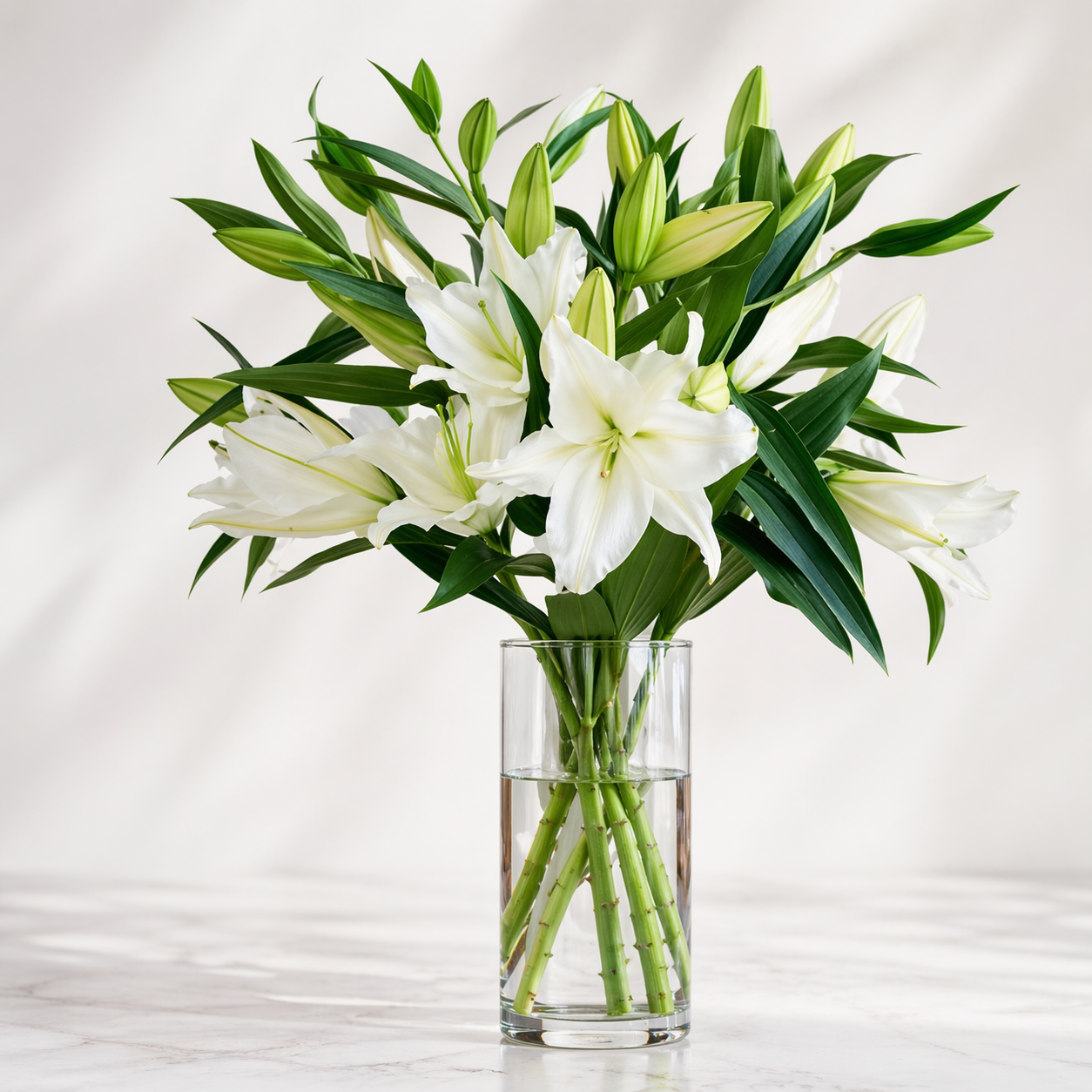 Bouquet Gigli Bianchi