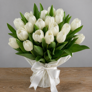 White Tulipani