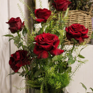 Bouquet Con Rose Rosse